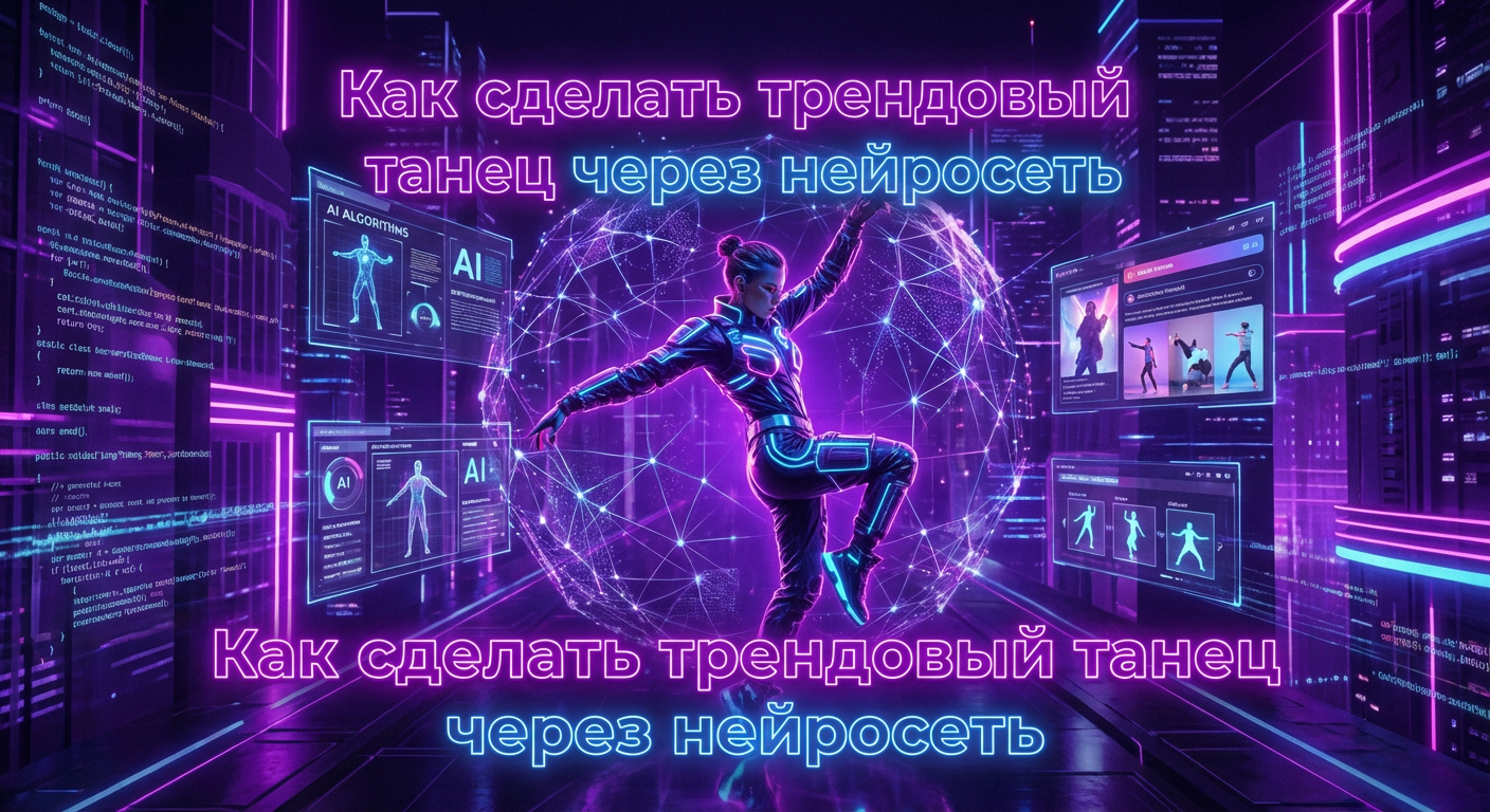 Как сделать трендовый танец через нейросеть: полный гид по Kling Motion Control