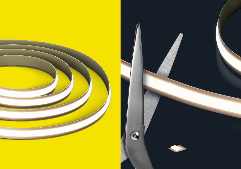 Светодиодная лента 24 В COB свободной резки (freecut)