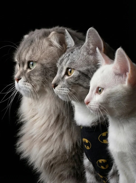 В технике "Портрет поколений" можно генерировать ещё и фото своих домашних любимцев