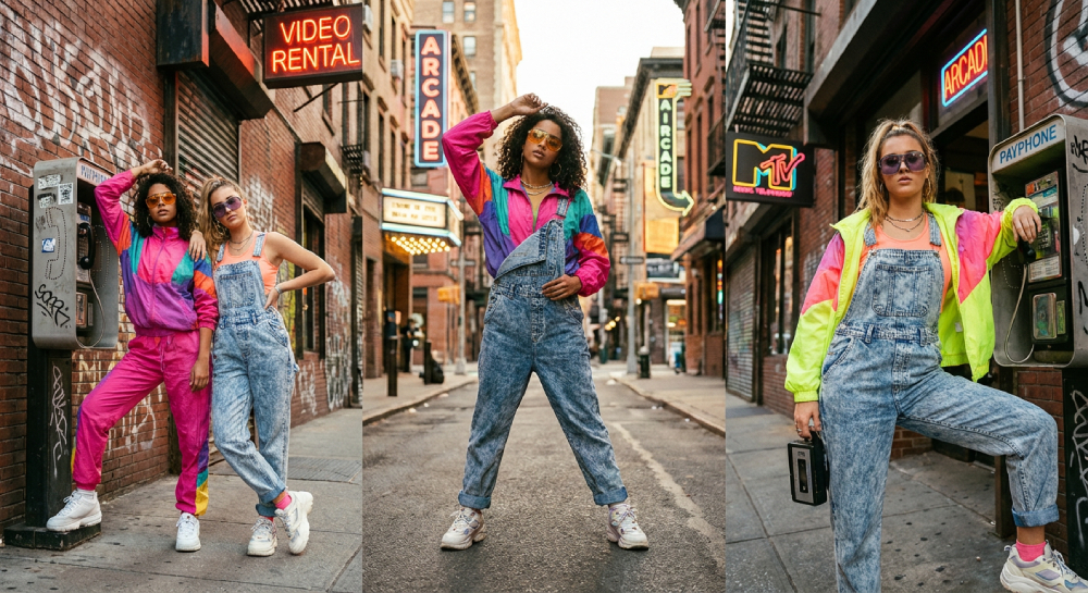 Фотосессия в стиле 90