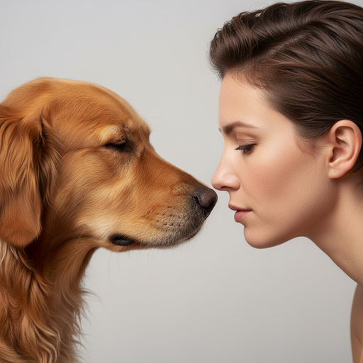 Портрет «нос к носу» с питомцем через нейросеть