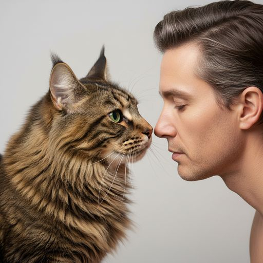 Портрет «нос к носу» с питомцем с помощью нейросети