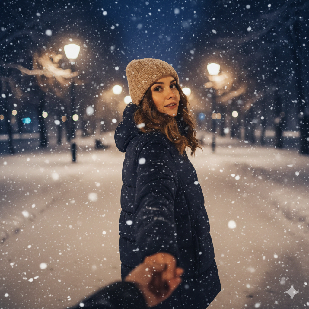 Трендовое фото в стиле "Иди за мной"