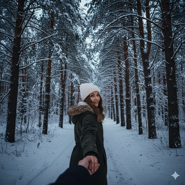 Фото в стиле "Пойдём со мной"