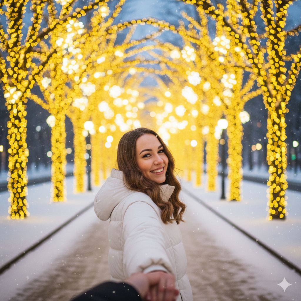 ИИ Фото в стиле "Follow Me"