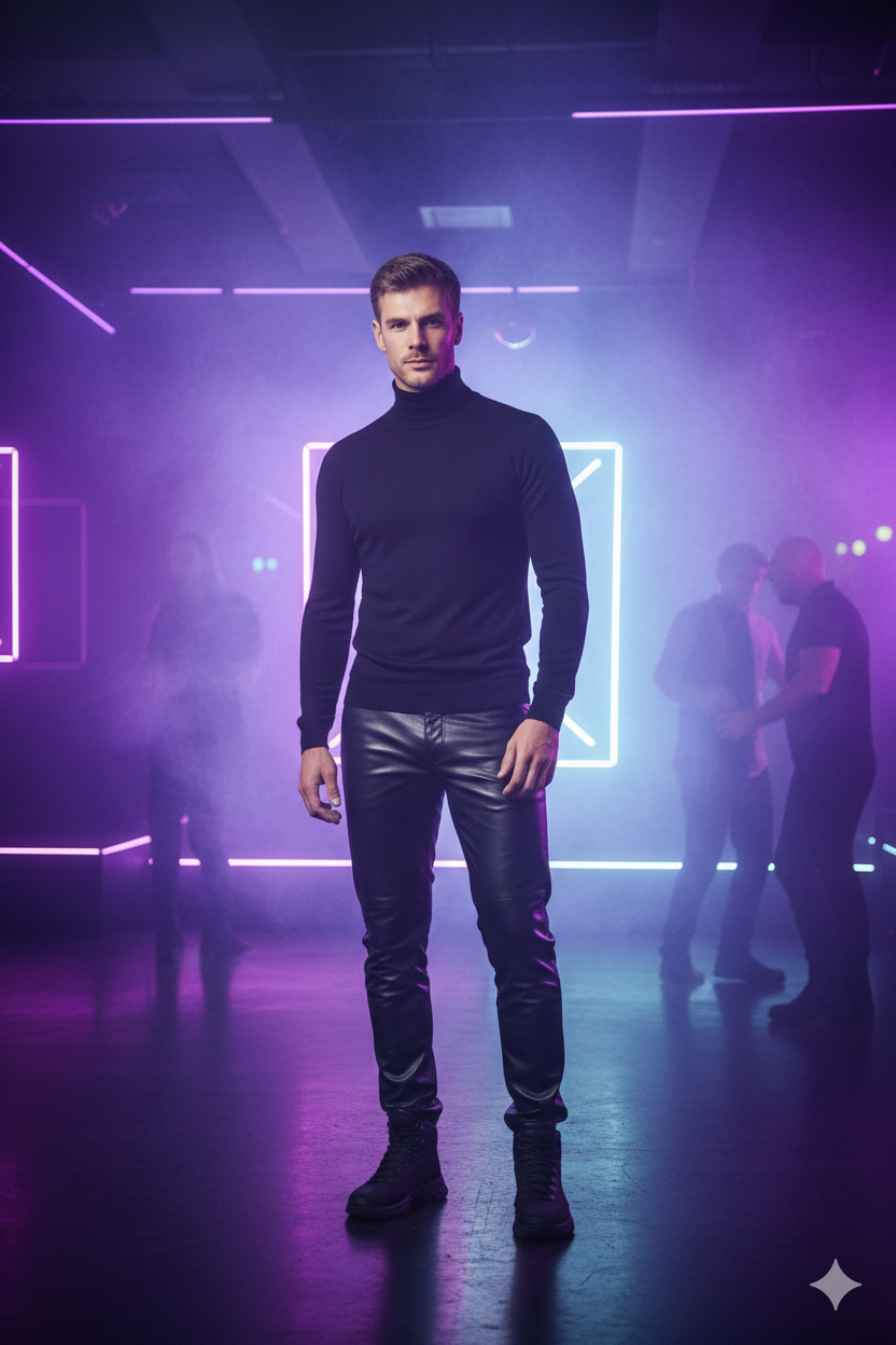 Фотосессия мужчины с помощью ИИ