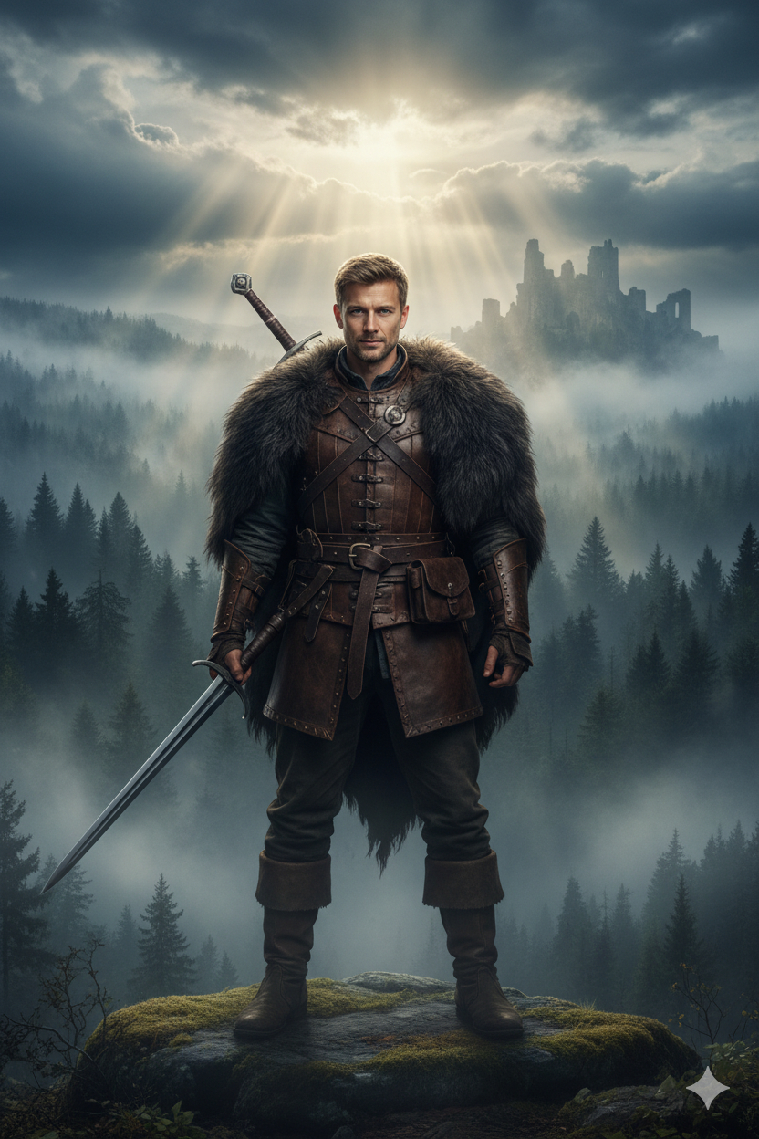 Фотосессия для мужчины с помощью нейросети