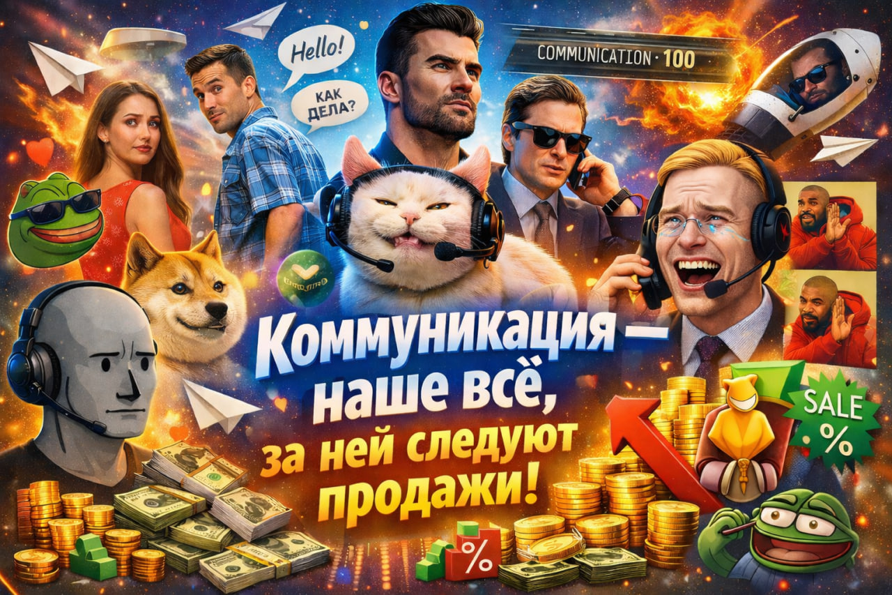 Коммуникация, продажи.