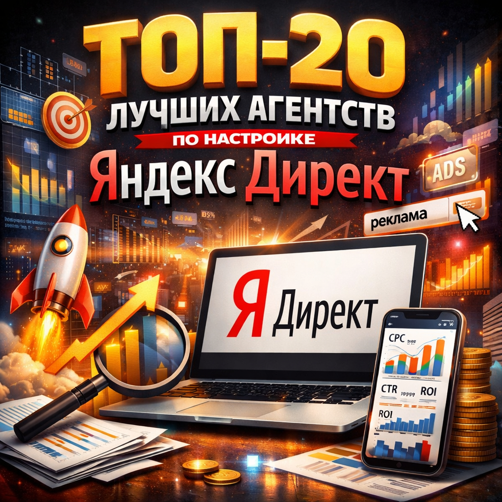 ТОП-20 лучших агентств по настройке Яндекс Директ