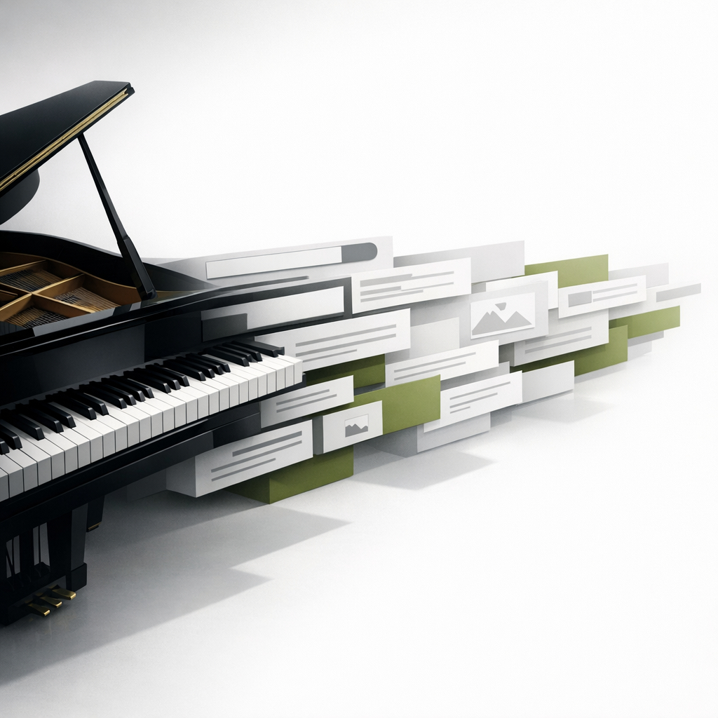 Рояль, как метафора маркетинга, клавиша черная - клавиша белая = Продажи