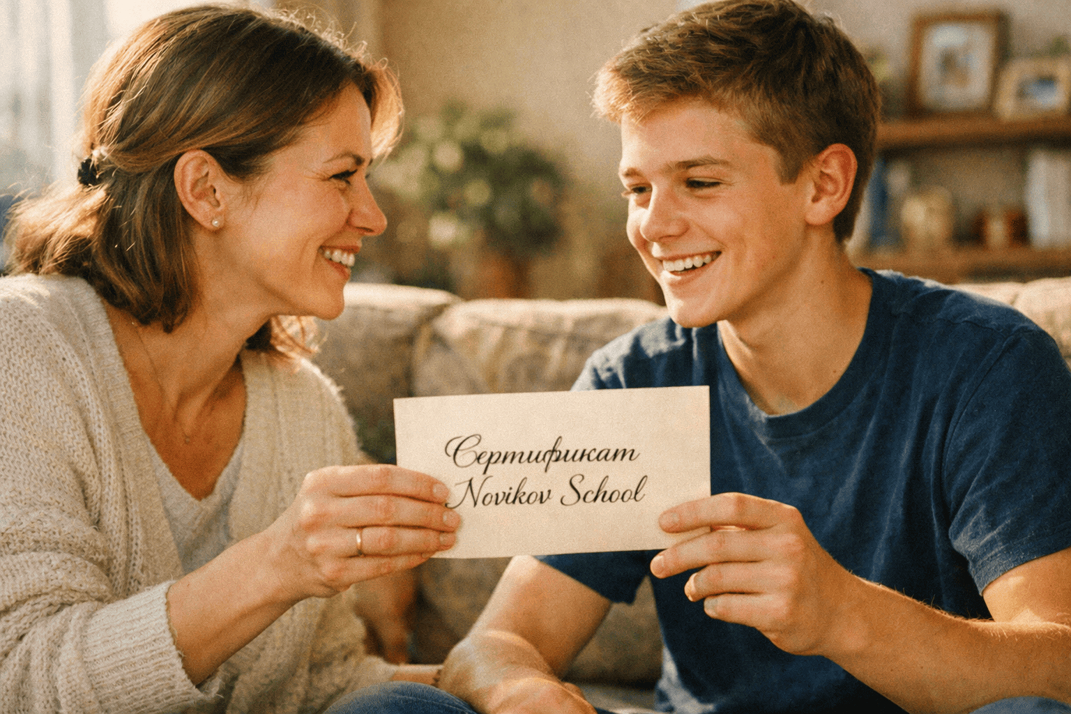 Сертификат на мастер-класс Novikov School