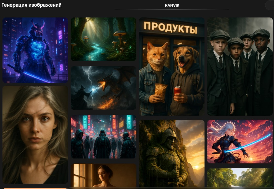 Нейросеть для картинок