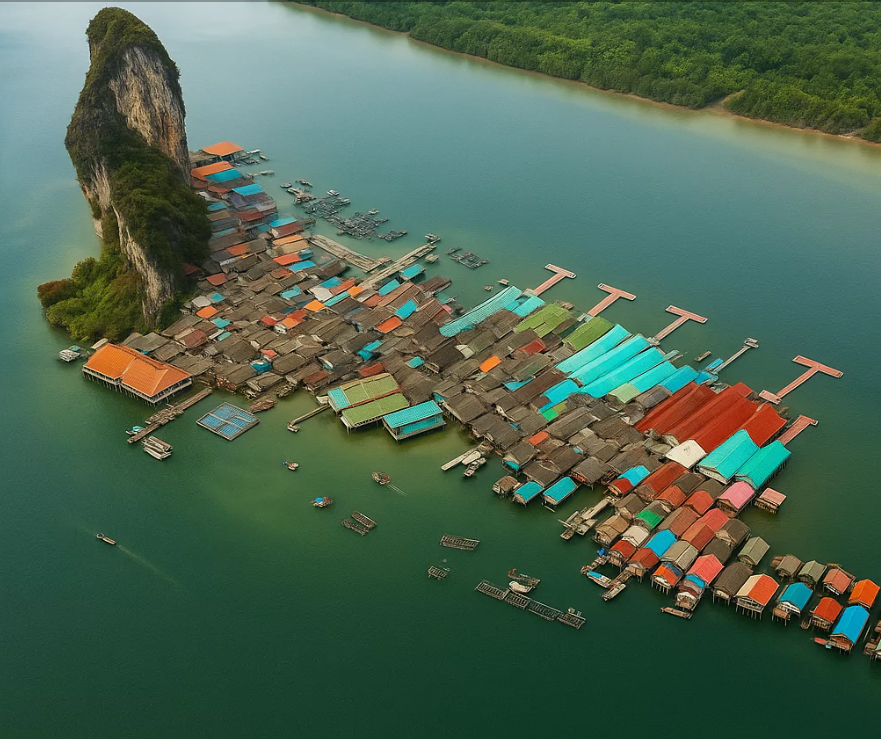 деревня морских цыган на Пхукете