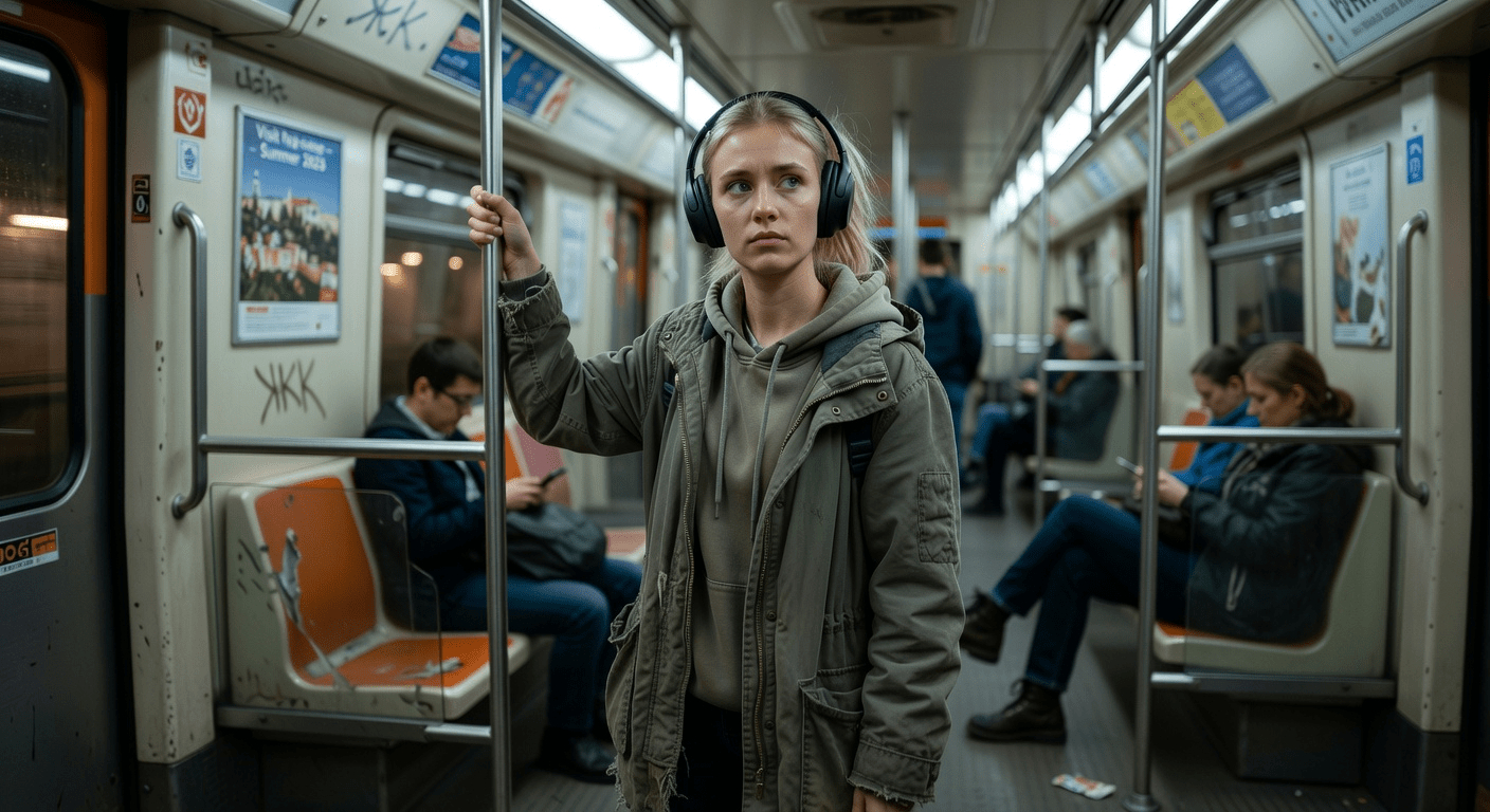 Вы в наушниках, погружены в свои мысли, городской шум, но вы спокойны.