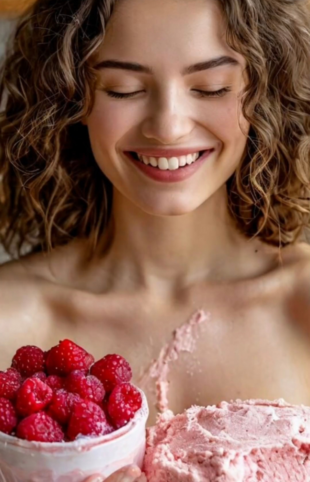 Солевой скраб"Сочная малина"