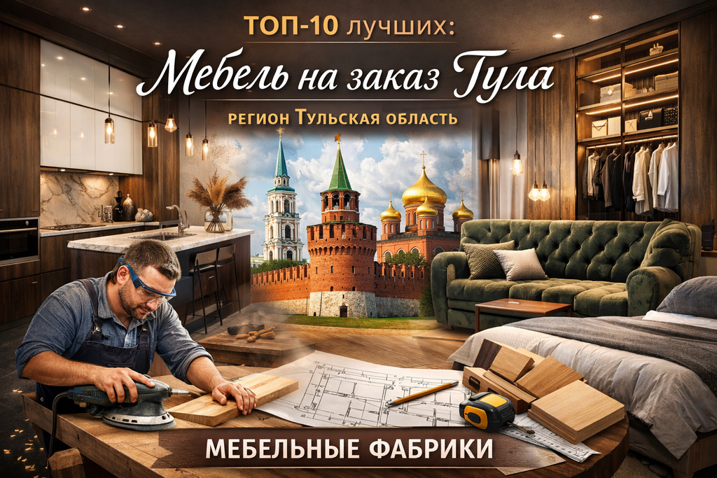 ТОП-10 лучших: Мебель на заказ Тула, регион Тульская область – мебельные фабрики