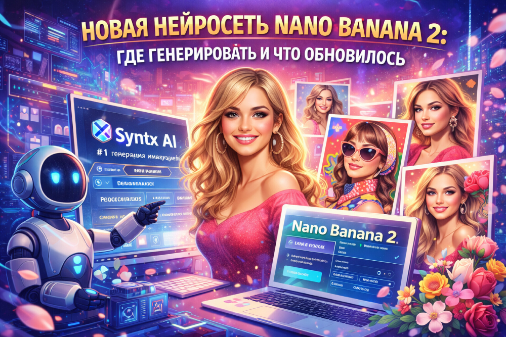 Новая нейросеть Nano Banana 2: где генерировать и что обновилось