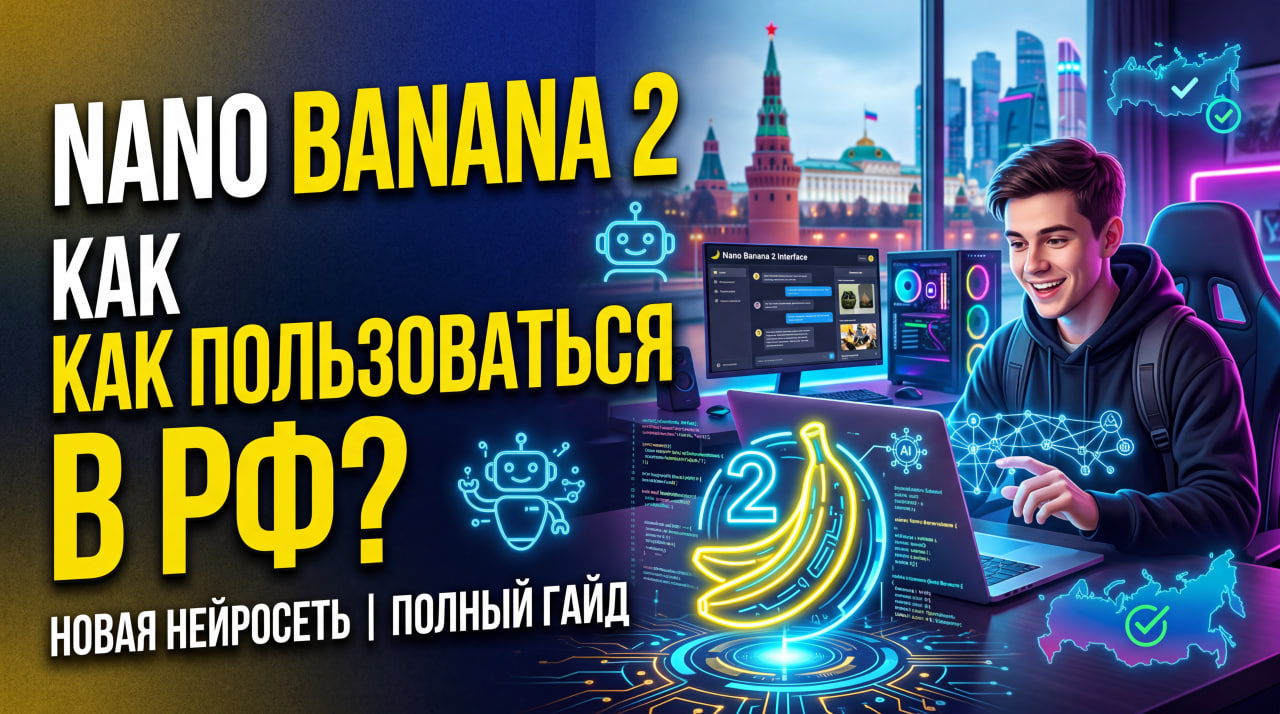 Как пользоваться Nano Banana 2 в РФ?