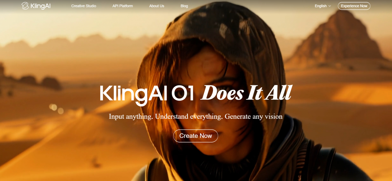 Официальный сайт Kling