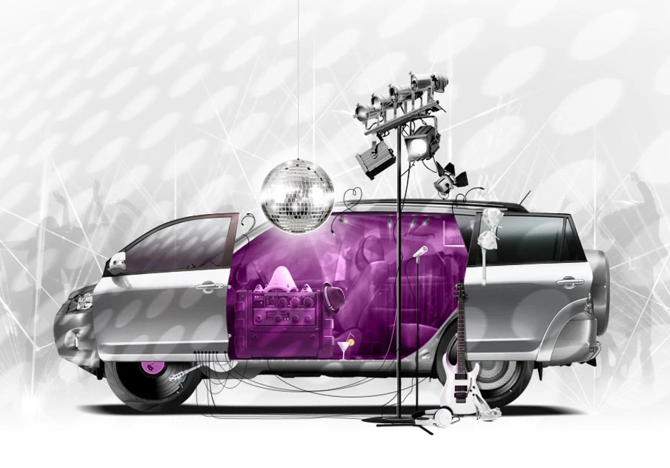 Анимированная заставка «Upgrade your Toyota»