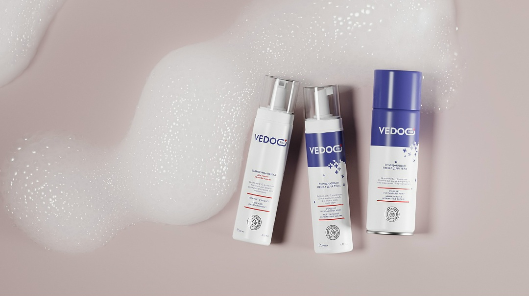 Информация на упаковки линейки VEDOO Vita вся на русском языке, кроме названия линейки, которое зарегистрировано как часть товарного знака