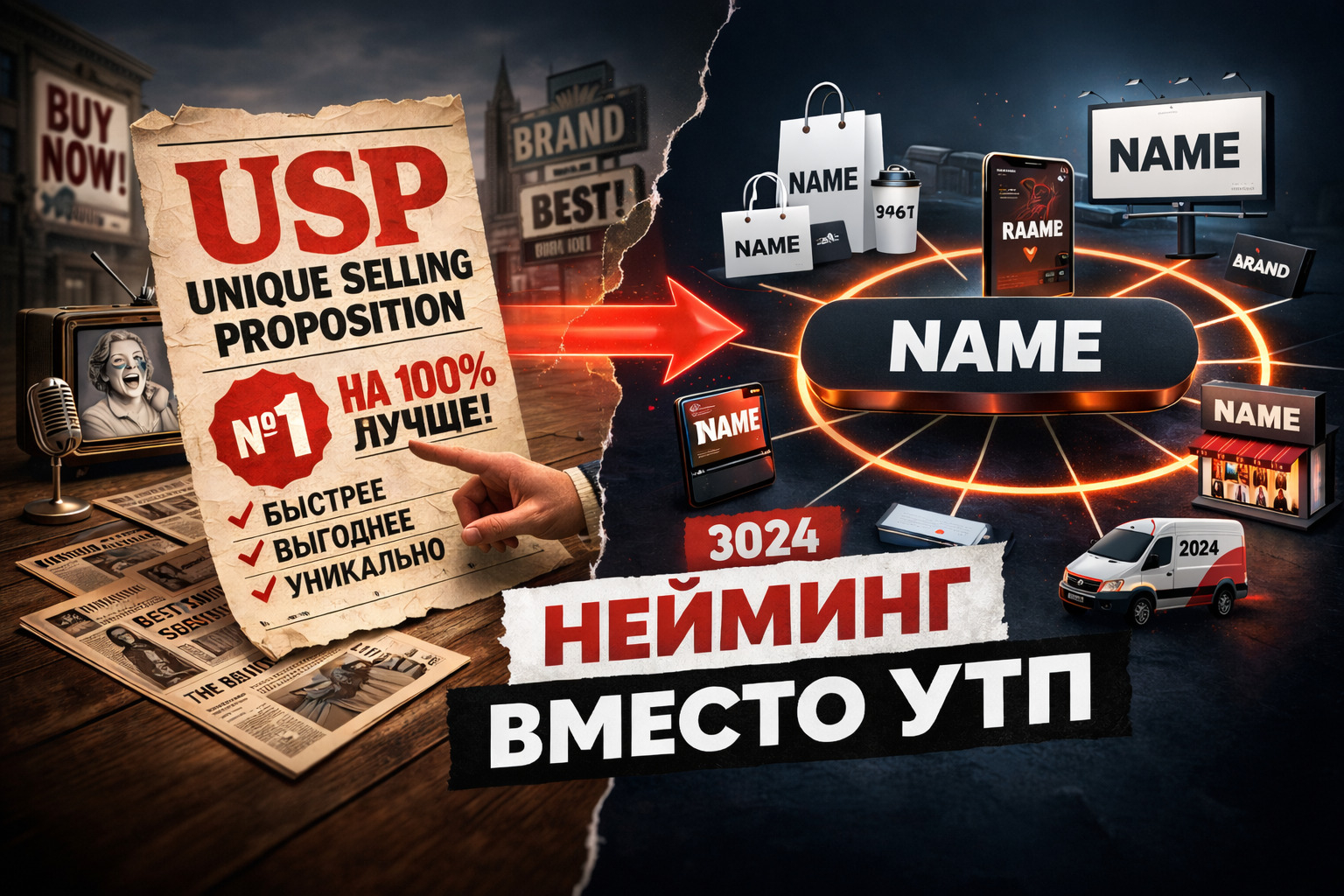 Когда в продукте нет уникальности, её создаёт нейминг. Или - ренейминг.