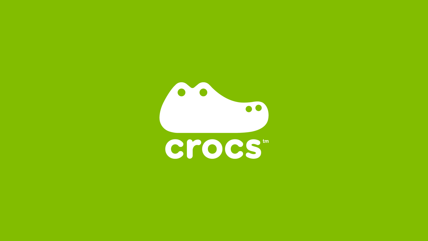 Новый логотип Crocs: крокодил превратился в ботинок
