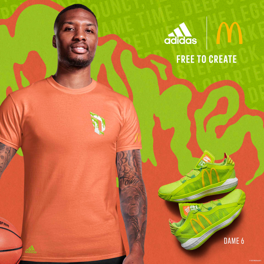 Еда и баскетбол: adidas выпустил коллаборацию с McDonald's