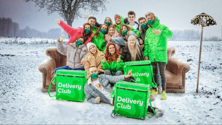 Delivery Club стал партнером TikTok-дома Dream Team House