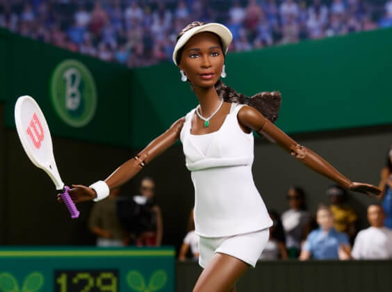 Mattel выпустила куклу Barbie в честь Винус Уильямс