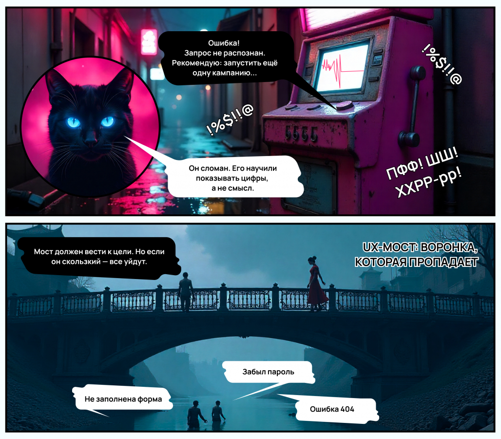 Нейрокомикс от Demis Group: «Алиса в Зазеркалье Маркетинга»