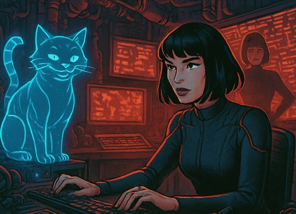 Нейрокомикс от KINETICA: «Алиса в Зазеркалье 2049: Протокол Стирания»