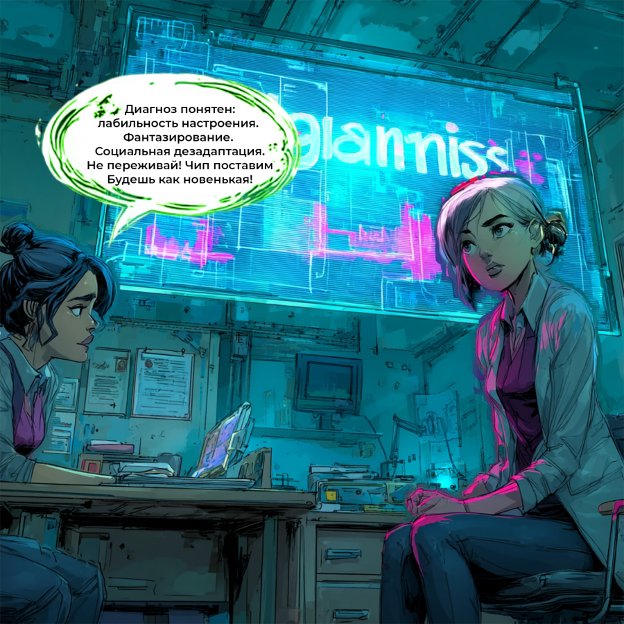 Нейрокомикс от агентства КД