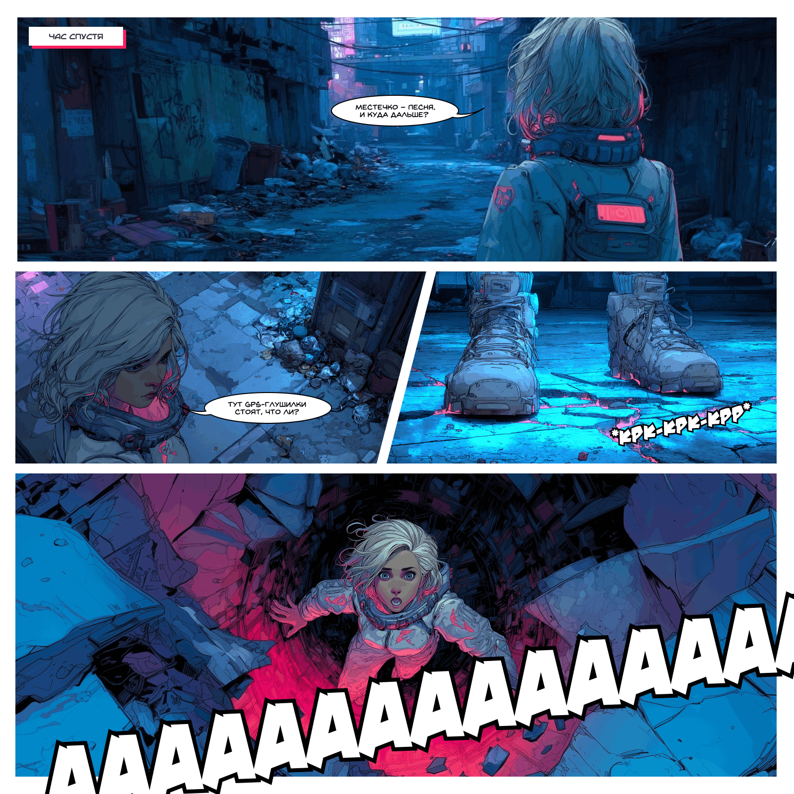 Нейрокомикс от Narrators: «Алиса и Красная Королева»