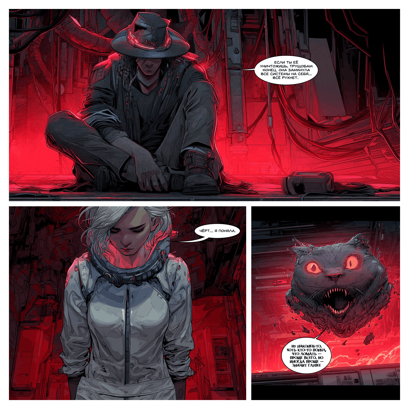 Нейрокомикс от Narrators: «Алиса и Красная Королева»