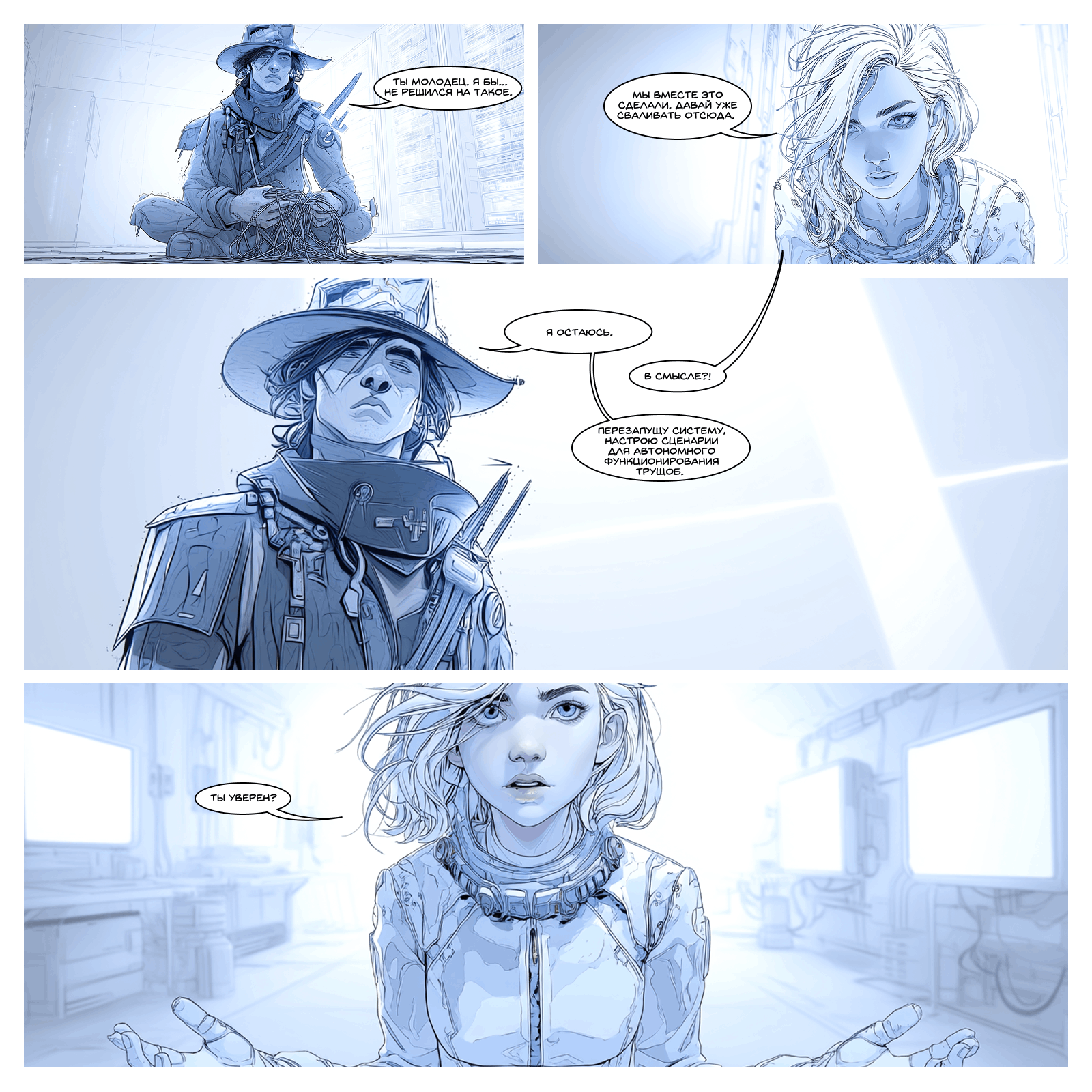 Нейрокомикс от Narrators: «Алиса и Красная Королева»