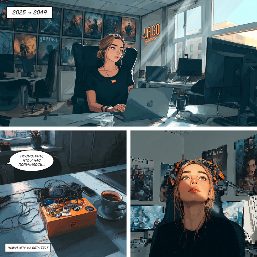 Нейрокомикс от Jago Agency