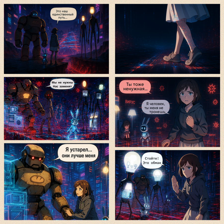 Нейрокомикс от агентства Beetl