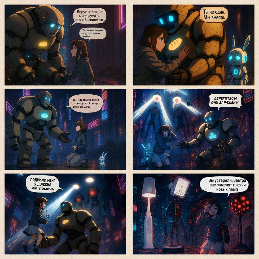 Нейрокомикс от агентства Beetl