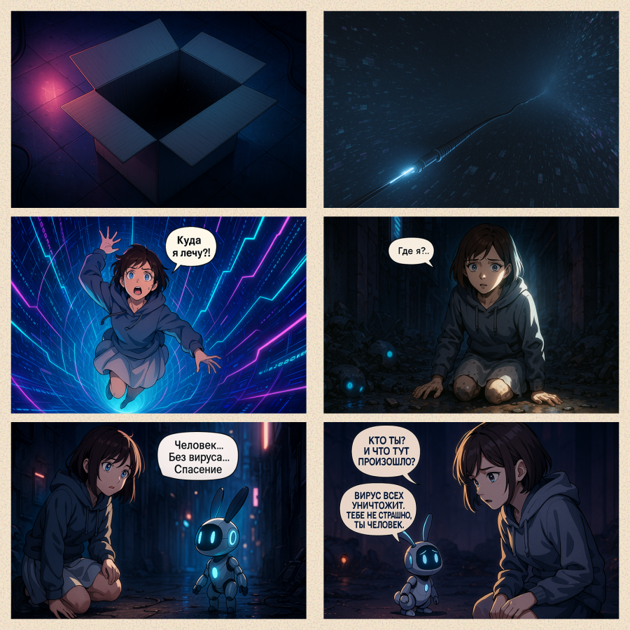 Нейрокомикс от агентства Beetl