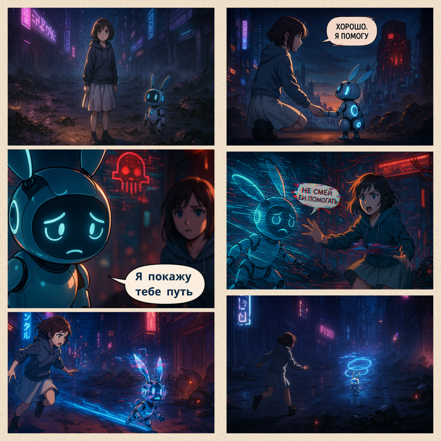 Нейрокомикс от агентства Beetl