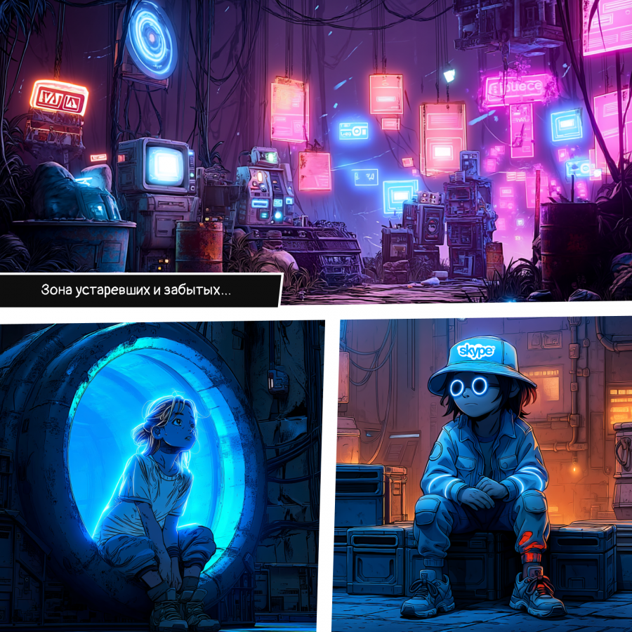 Нейрокомикс от агентства «Мобио»