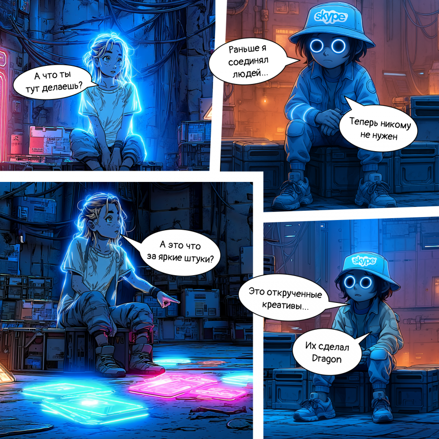 Нейрокомикс от агентства «Мобио»