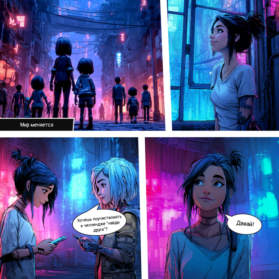 Нейрокомикс от агентства «Мобио»