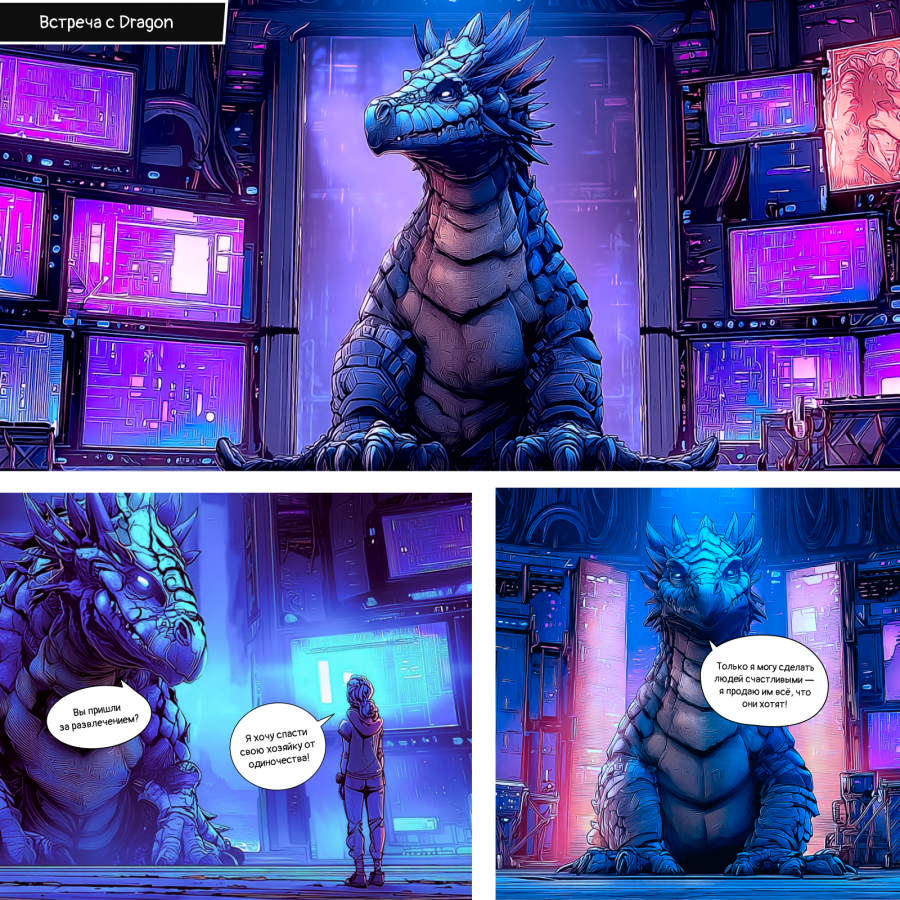 Нейрокомикс от агентства «Мобио»