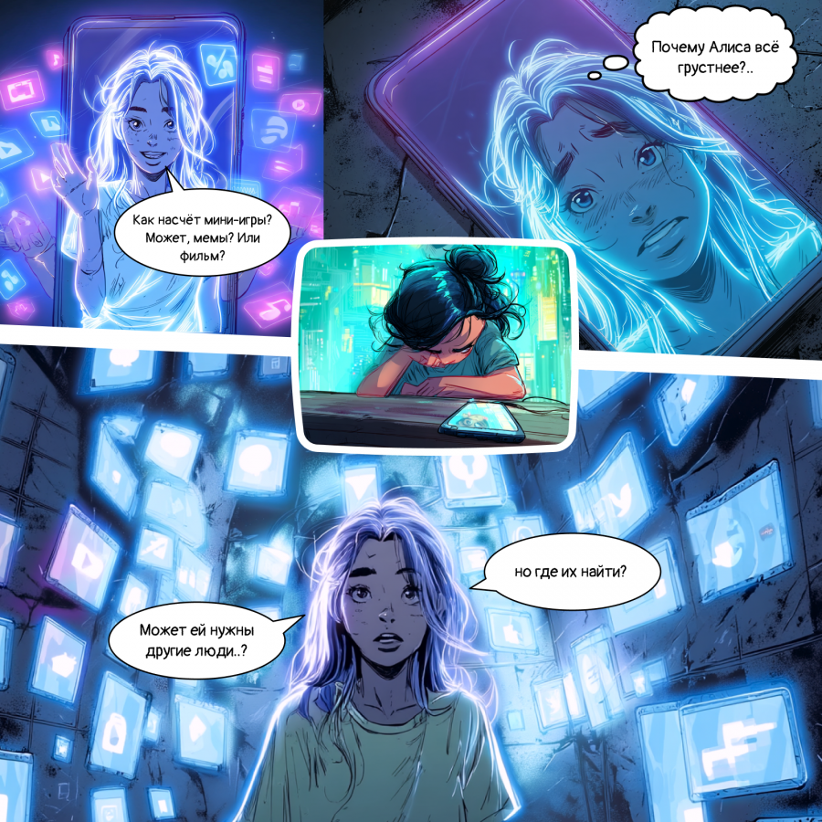 Нейрокомикс от агентства «Мобио»