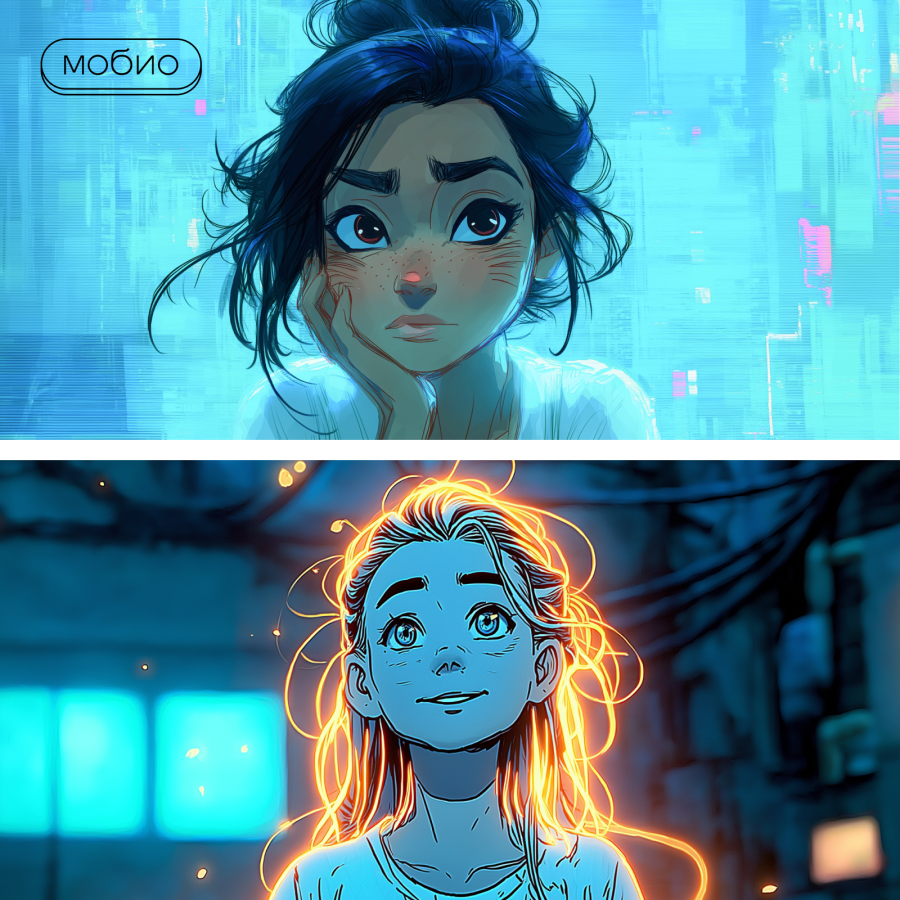 Нейрокомикс от агентства «Мобио»
