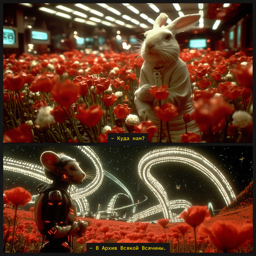 Нейрокомикс от Sidorin Lab: Looking Glass