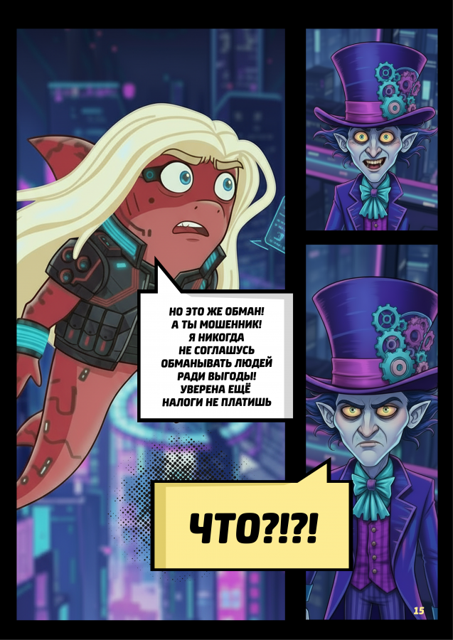 Нейрокомикс от Getblogger: «Шаркира и алгоритм Зазеркалья»