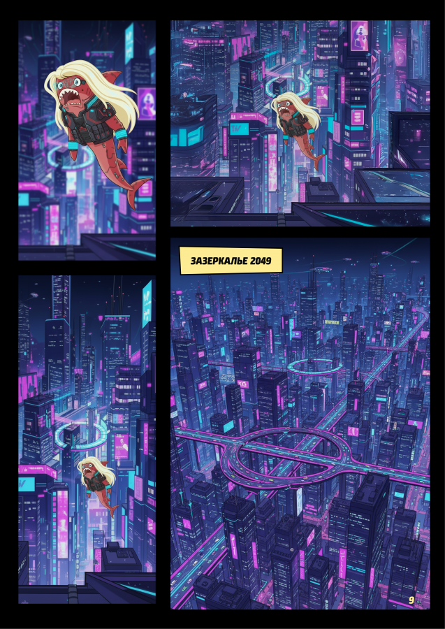 Нейрокомикс от Getblogger: «Шаркира и алгоритм Зазеркалья»